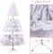 6 FT Premium Spruce Artificial Christmas Tree with Metal Stand - White